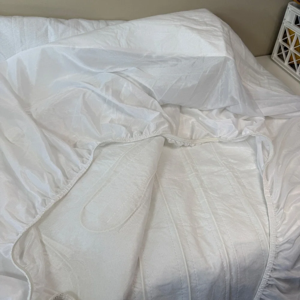 Sunbeam Heated Mattress Pad Full PAC-464S Electric Warming Bedding Auto-Off